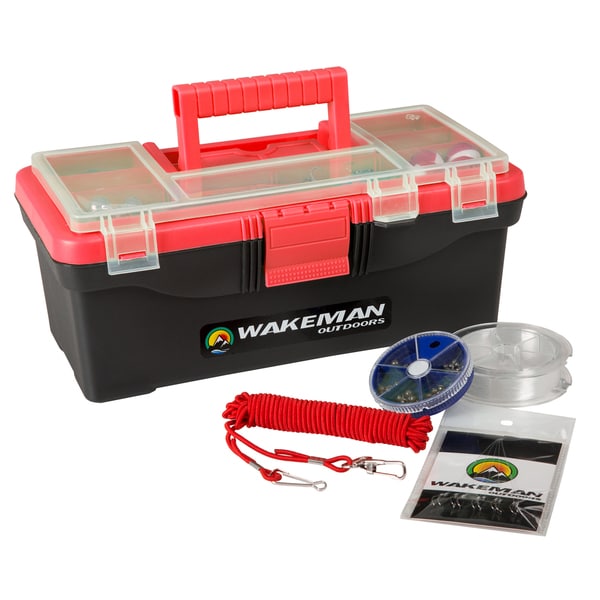 red tackle box