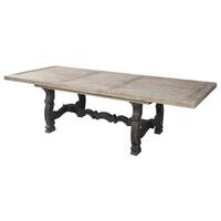 Shop Harlan Stone Wash Double Pedestal Extension Dining ...