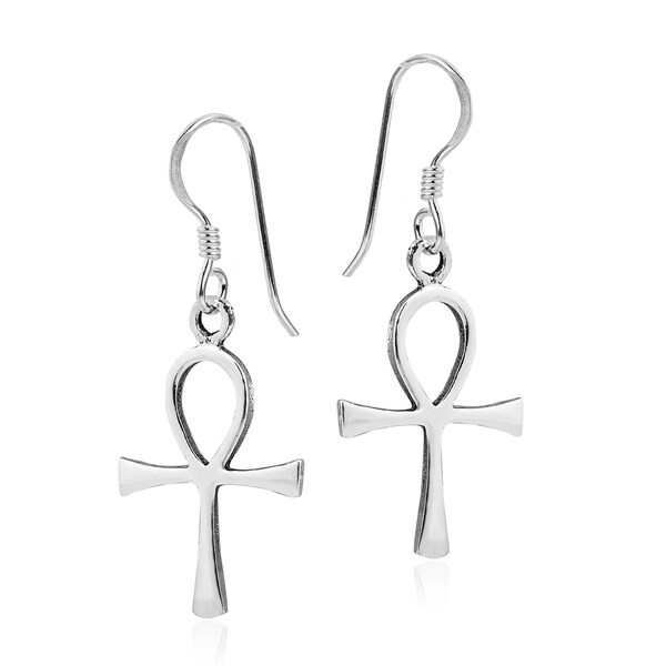 egyptian ankh earrings