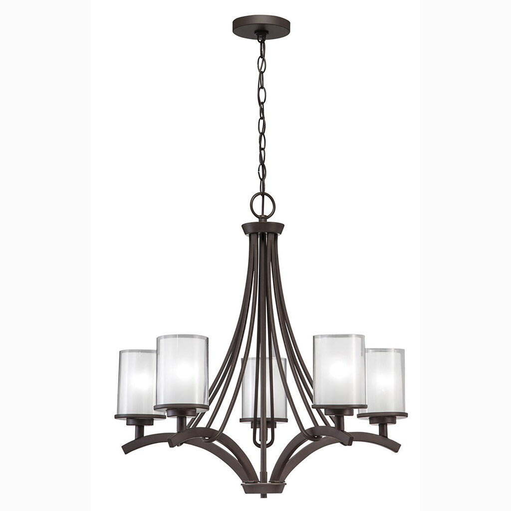 Aztec Lighting Transitional 5-light Olde Bronze Chandelier - Chandeliers For Bedrooms by Overstock.com