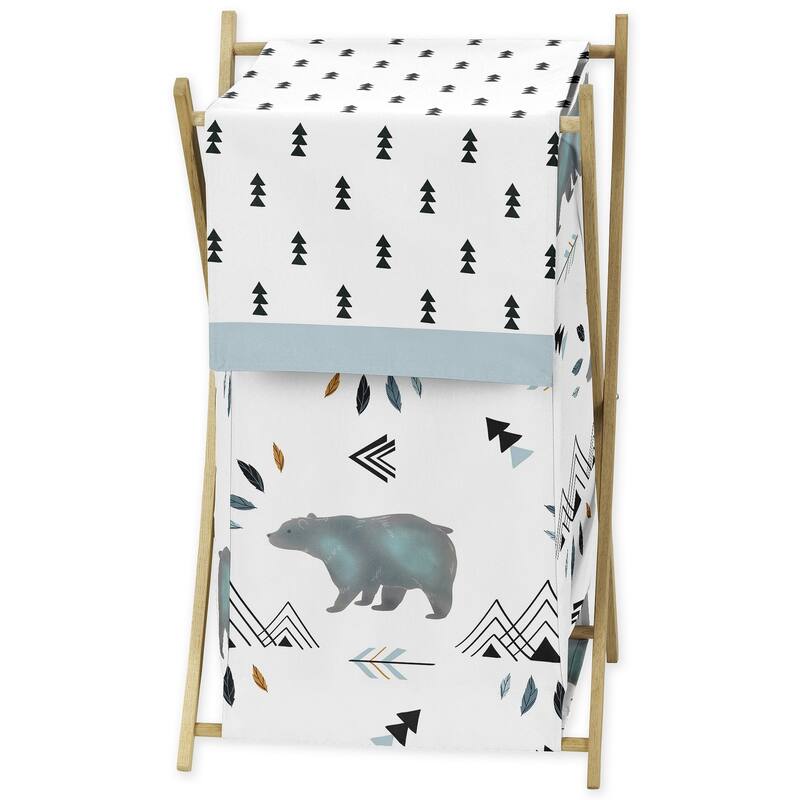 Sweet Jojo Designs Laundry Hamper for the Bear Mountain Collection