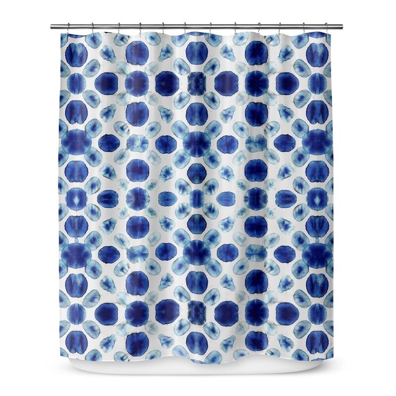 SHIBORI CIRCLE Shower Curtain by Kavka Designs Bed Bath & Beyond