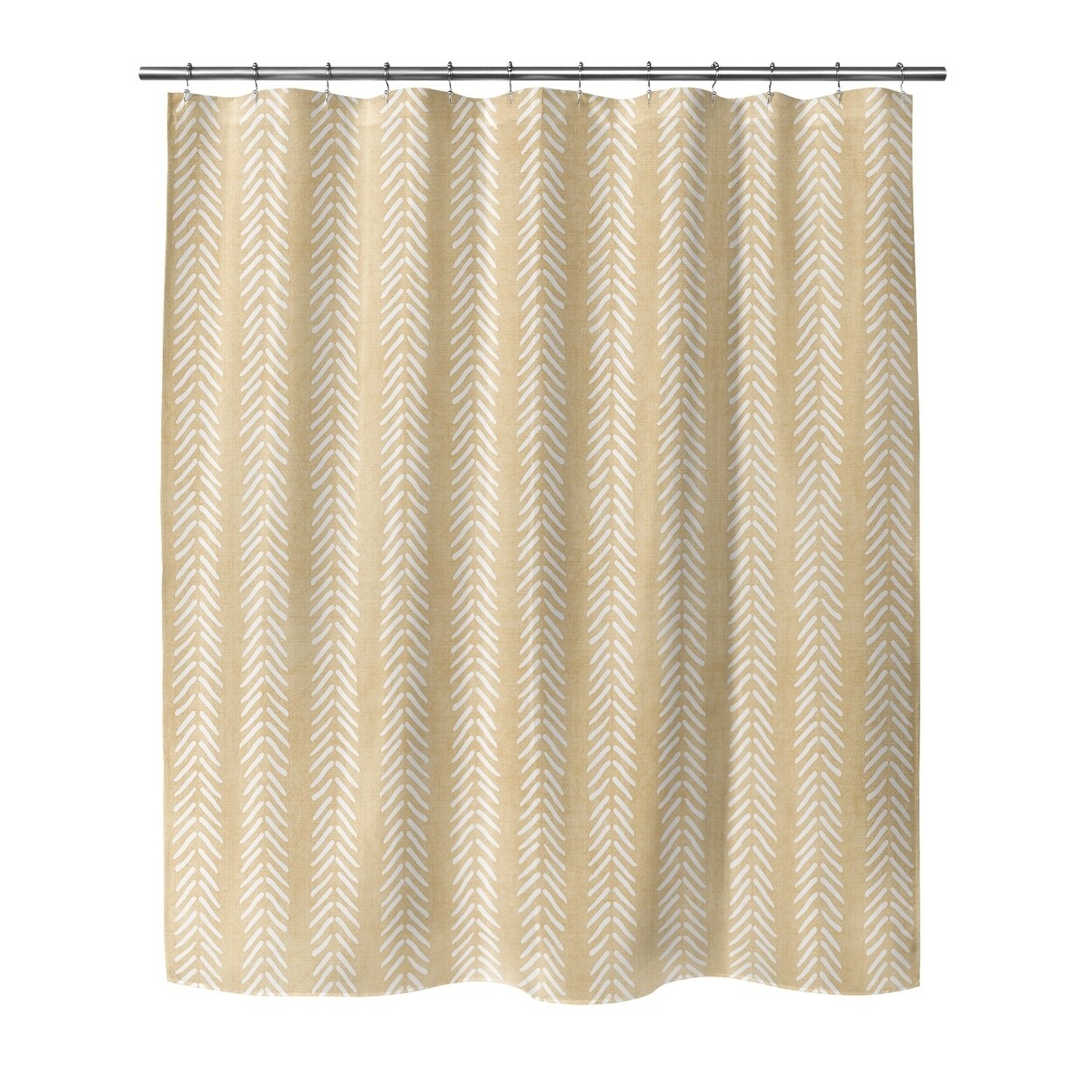 creme shower curtain