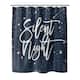 SILENT NIGHT Shower Curtain by The Stylescape