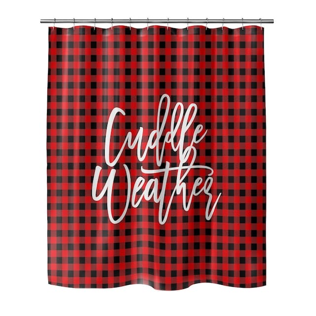 CUDDLE WEATHER Shower Curtain by Kavka Designs