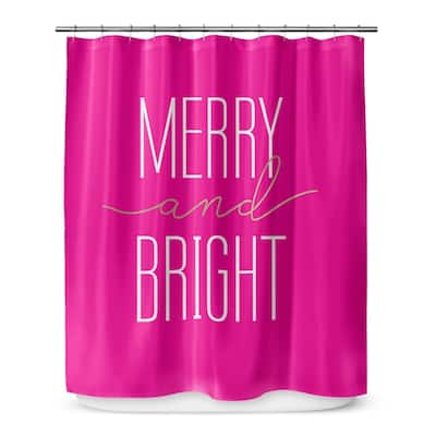 MERRY and BRIGHT Shower Curtain by Kavka Designs