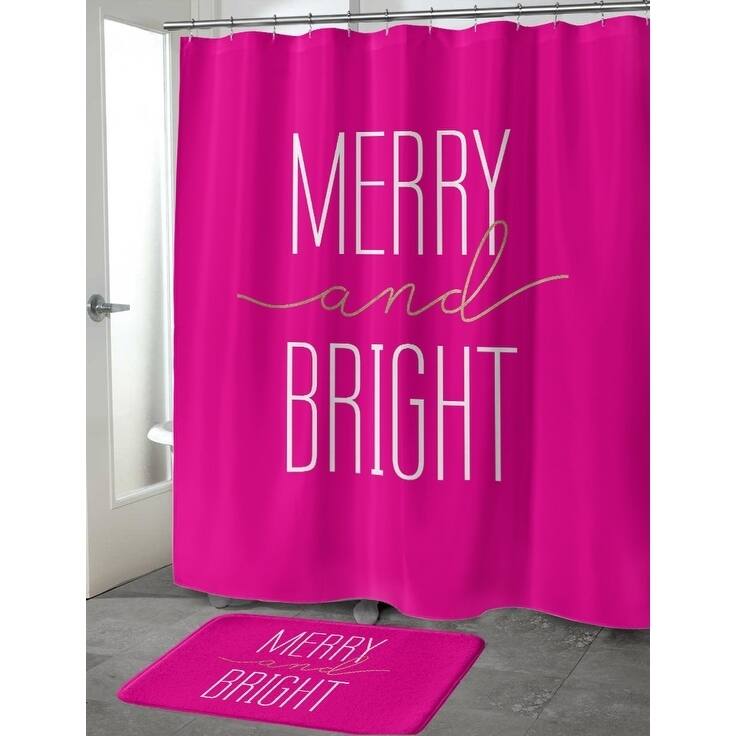 MERRY and BRIGHT Shower Curtain by Kavka Designs