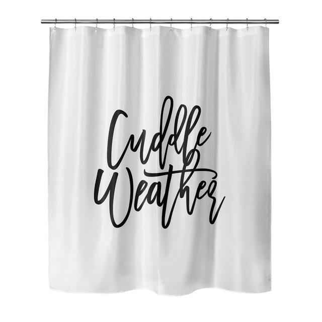CUDDLE WEATHER Shower Curtain by The Stylescape