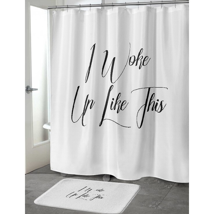 Shop I Woke Up Like This Shower Curtain By Terri Ellis On Sale