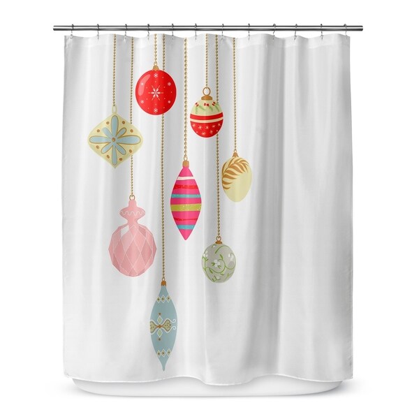 Kavka Designs Christmas Bling Shower Curtain Free Shipping Today