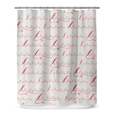 LALALA Shower Curtain by Terri Ellis