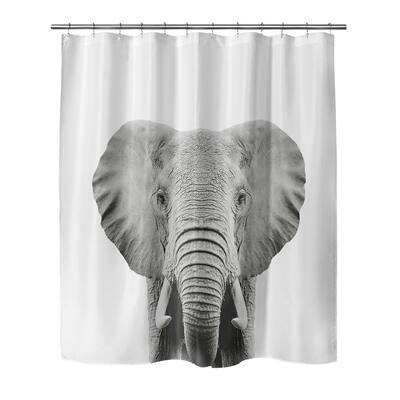 ELEPHANT Shower Curtain by Kavka Designs