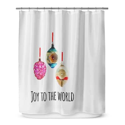 JOY to THE WORLD Shower Curtain by Terri Ellis