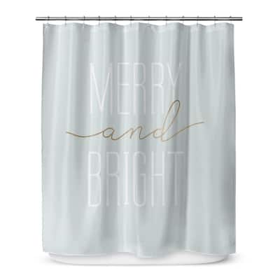 MERRY and BRIGHT Shower Curtain by Kavka Designs