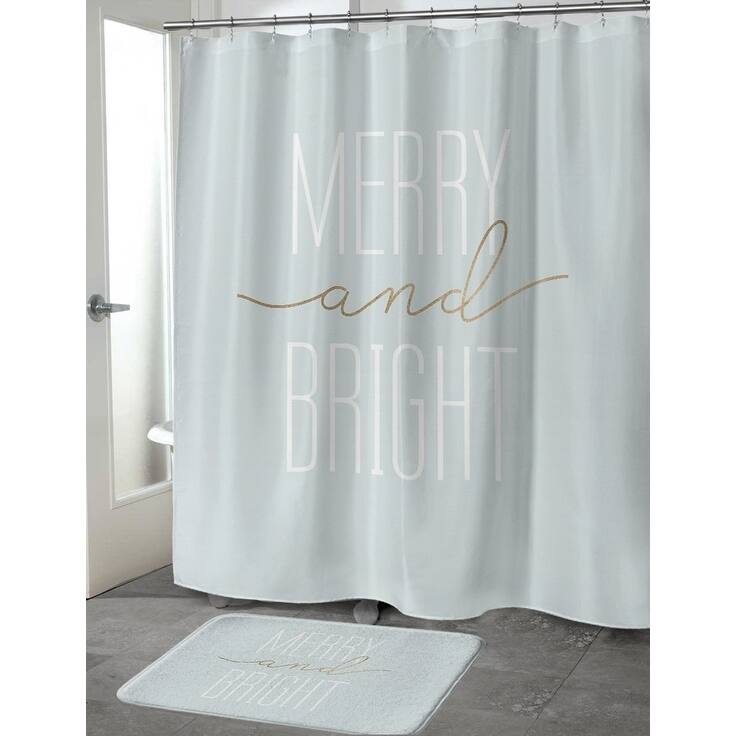 MERRY and BRIGHT Shower Curtain by Kavka Designs