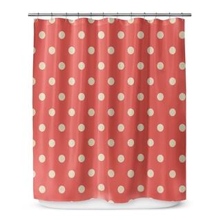 Red Polka Dot Shower Curtains Online At Our Dots Shower Curtain By Terri Ellis