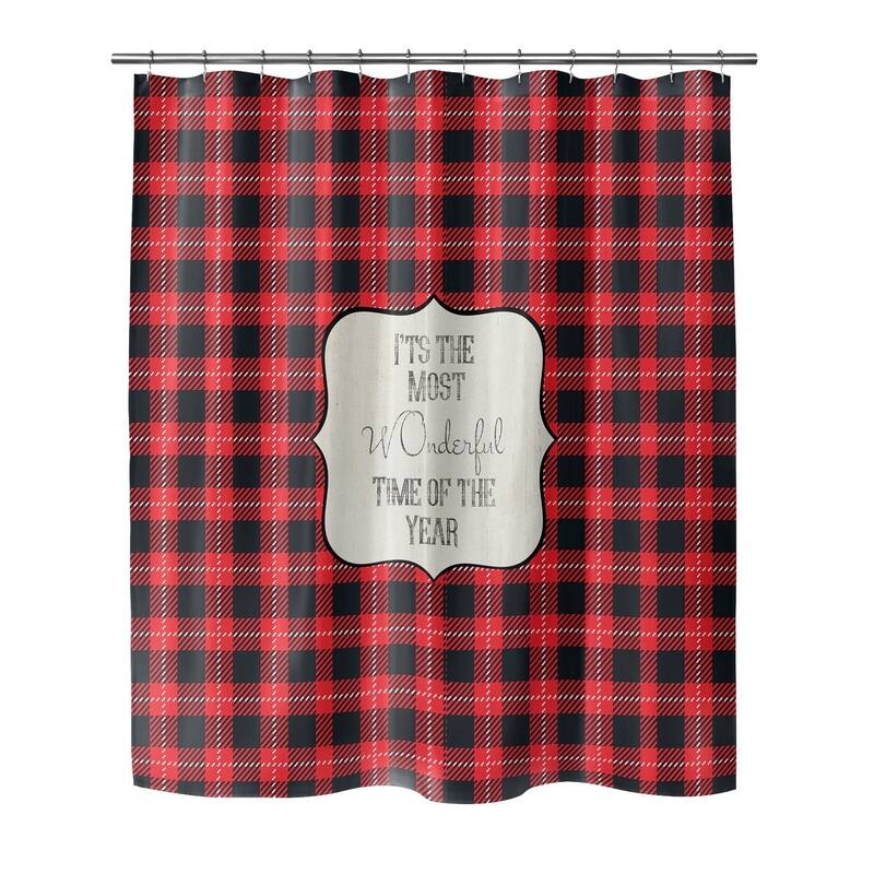 THE MOST WONDERFUL TIME Shower Curtain by Terri Ellis - 70X90
