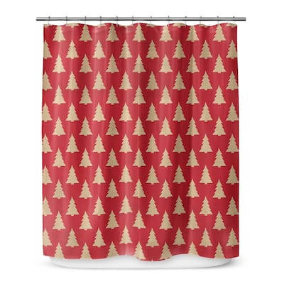 CHRISTMAS TREE Shower Curtain by Terri Ellis