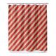 RED STRIPES Shower Curtain by Terri Ellis