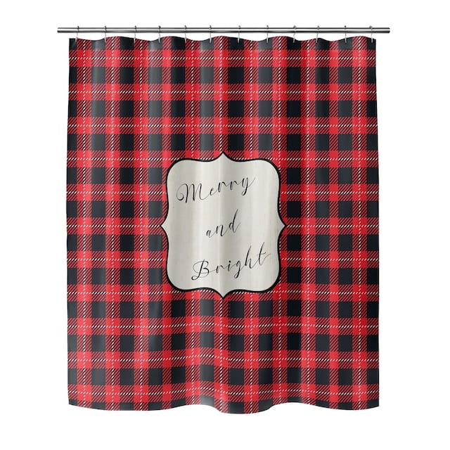 MERRY and BRIGHT Shower Curtain by Kavka Designs