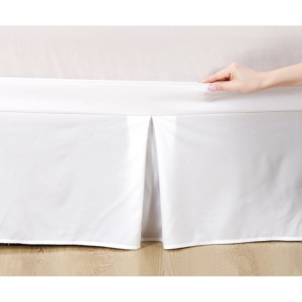 100/%PREMIUM QUALITY King Wrap Around Bedskirt Light Blue Bedskirt 21/" Drop