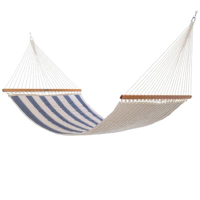 Large Quilted Fabric Hammock - Regency Indigo