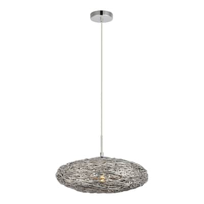 Lilou Collection Pendant D16.1 H7.1 Lt:1 Chrome Finish