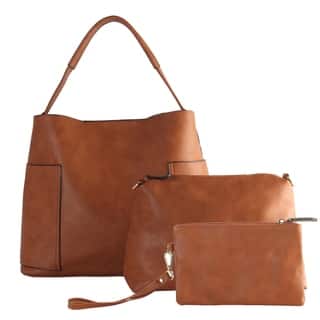 Gold Handbags Our Best Clothing Shoes Deals Online At Diophy Large Hobo With Matching Bags 3 Pieces Set