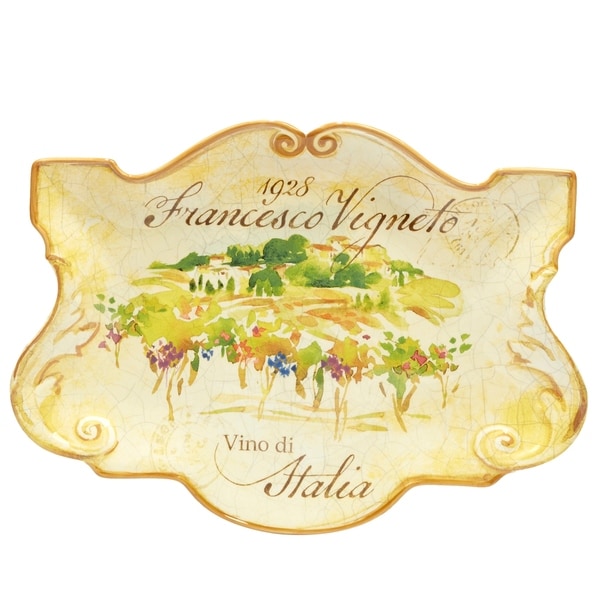 Certified International Vino Rectangular Platter