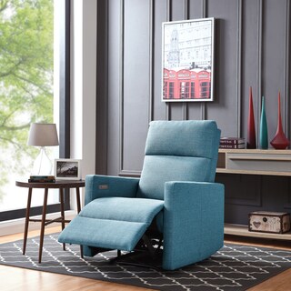 Prolounger wall hugger actuallycute microfiber storage recliner