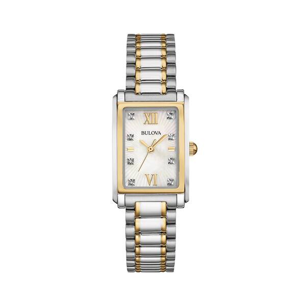 Bulova Women's Two-tone Stainless Steel Water-resistant Watch (As Is ...