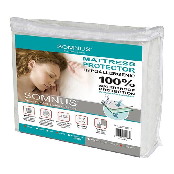Shop Somnus Sleep Comfort Classic Waterproof Mattress Protector