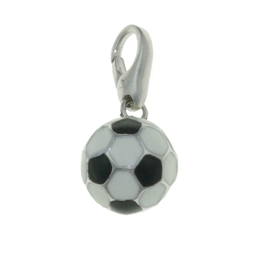 Sterling Silver Soccer Ball Charm