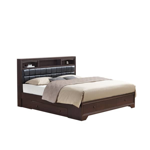 Global Furniture Noma Storage Bed Dark Merlot Free Shipping Global Furniture Noma Storage Bed Dark Merlot Free Shipping Today 18065445