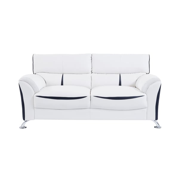 Global Furniture White And Black Sofa Free Shipping Today Global Furniture White And Black Sofa