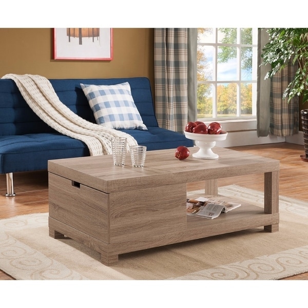 Sleek and Stylish Coffee Table, Brown