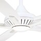 preview thumbnail 3 of 5, Minka Aire Dyno White 5 Blade 52 Inch LED Ceiling Fan