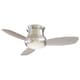 preview thumbnail 3 of 4, Minka Aire Concept II Brushed Nickel 3 Blade 44 Inch LED Ceiling Fan