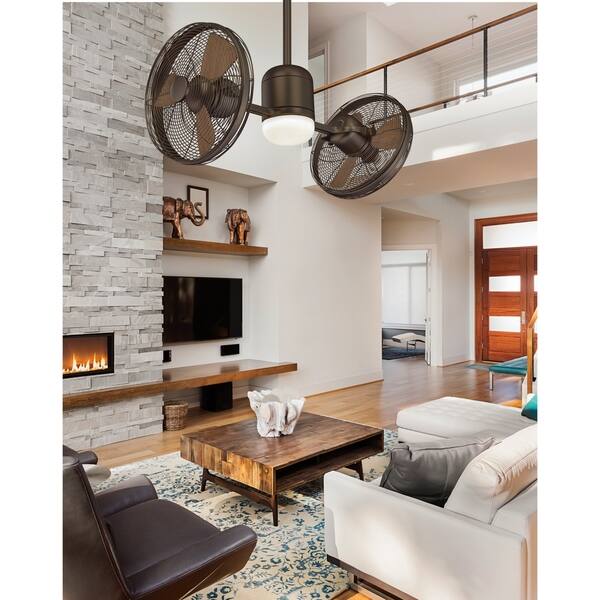 Shop Minka Aire Elemental Gyro 42 Led Ceiling Fan Free