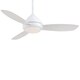 preview thumbnail 3 of 4, Minka Aire Concept I White 3 Blade 52 Inch LED Ceiling Fan