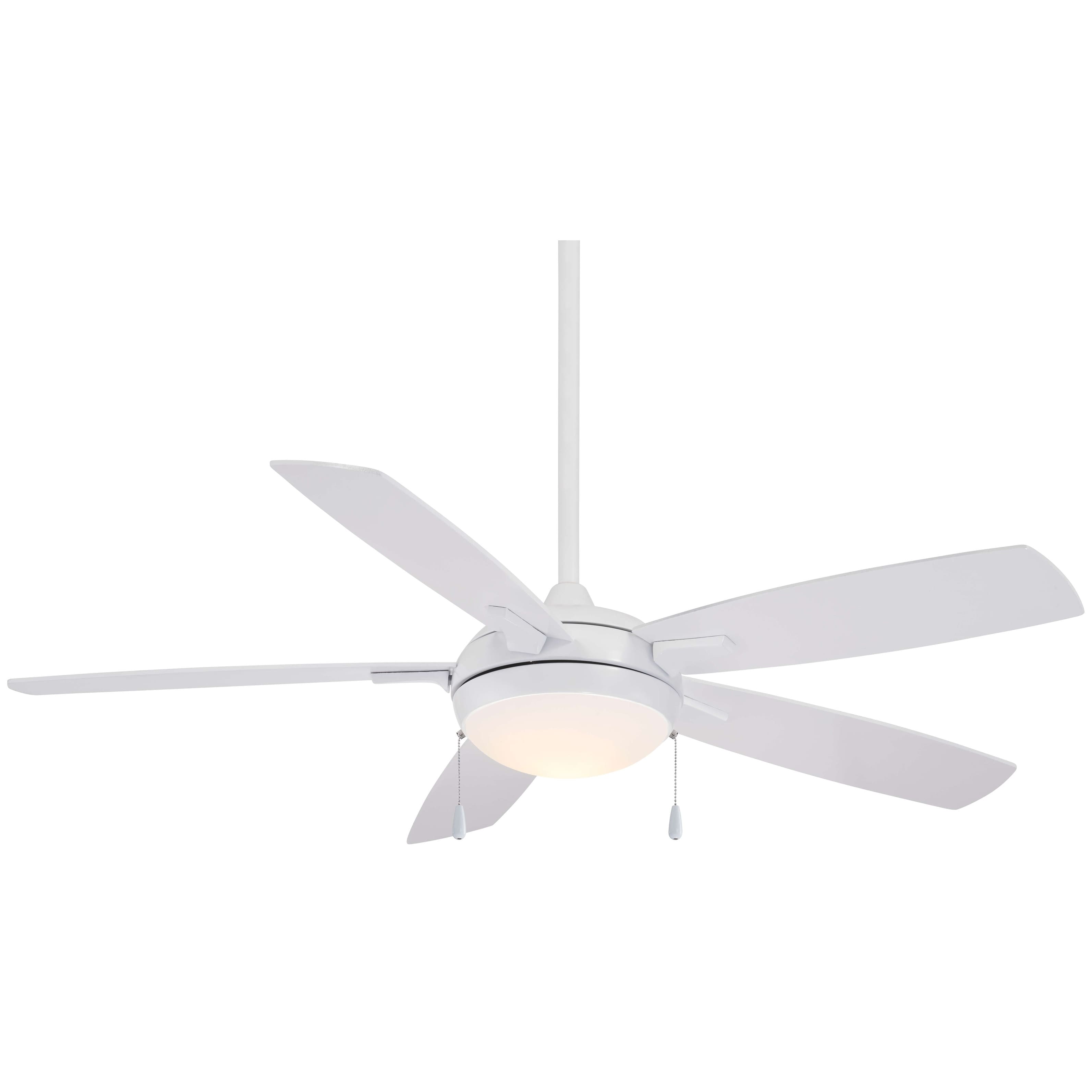 Minka Aire Lun Aire White 5 Blade 54 Inch LED Ceiling Fan