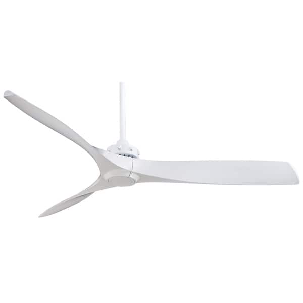 Minka Aire Aviation White 3 Blade 60 Inch Ceiling Fan - Bed Bath ...