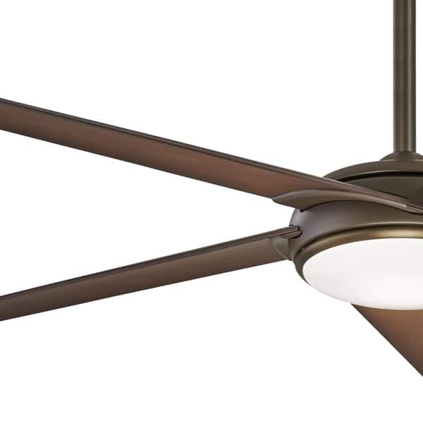 Shop Raptor 60 Inch Led Ceiling Fan In Oil Rubbed Bronze With