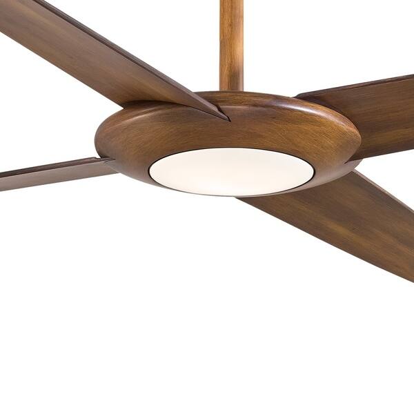 Pancake Xl Led 62 Ceiling Fan In Distressed Koa Finish W Pancake Xl Led 62 Ceiling Fan