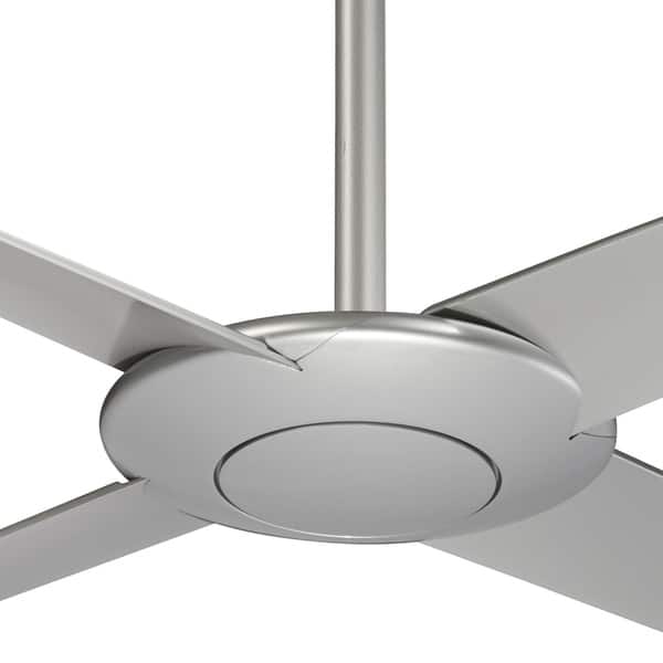 Pancake 52 Ceiling Fan In Silver Finish W Blades Pancake 52 Ceiling Fan In Silver