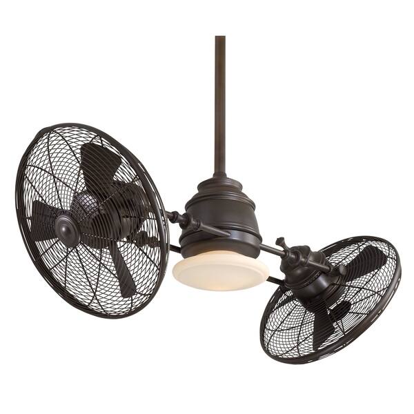 Vintage Gyro 42 Ceiling Fan In Oil Rubbed Bronze Finish W Oil Rubbed Bronze Blades By Minka Aire N A