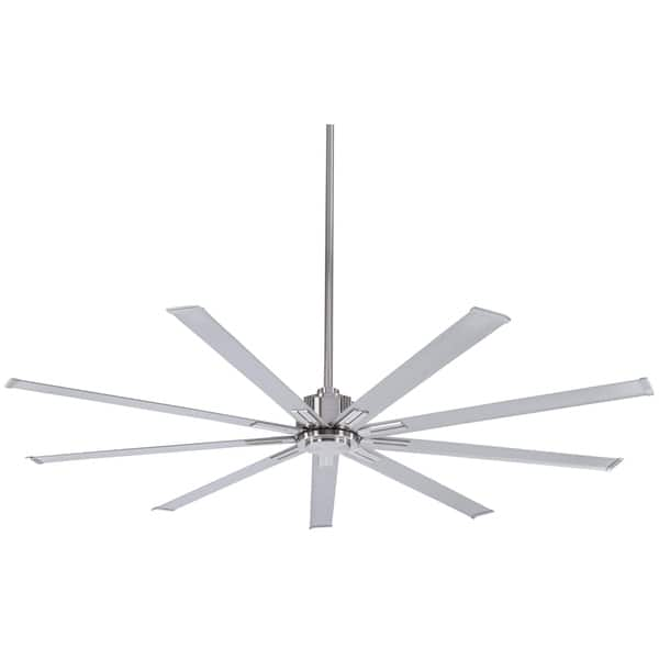 Shop Xtreme Ceiling Fan In Brushed Nickel Finish W Silver Blades