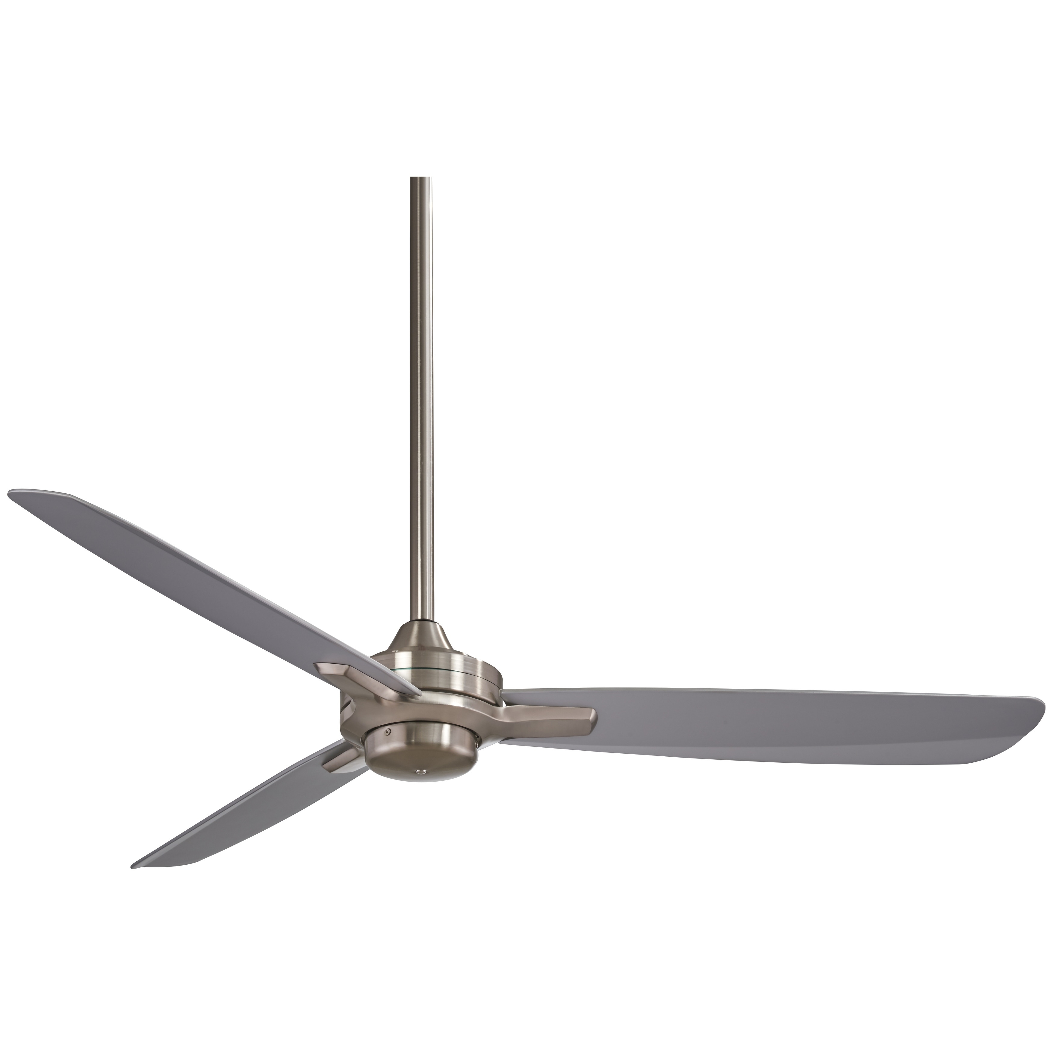 Rudolph Ceiling Fan In Brushed Nickel W Silver Finish Blades Rudolph Ceiling Fan In Brushed Nickel W Silver Finish Blades