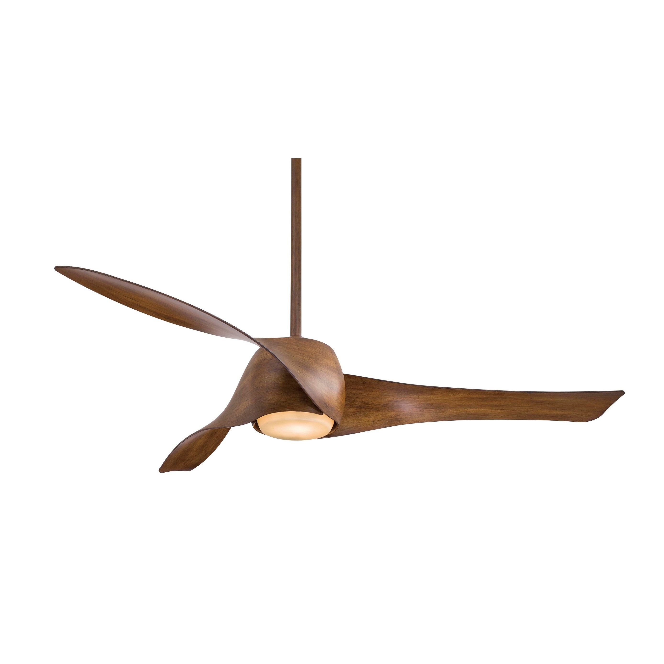 Shop Artemis Led 58 Ceiling Fan In Distressed Koa Finish W