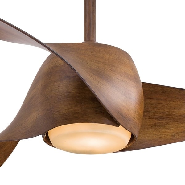 Shop Artemis Led 58 Ceiling Fan In Distressed Koa Finish W